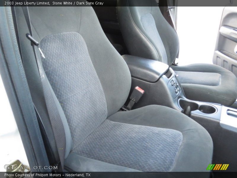 Stone White / Dark Slate Gray 2003 Jeep Liberty Limited