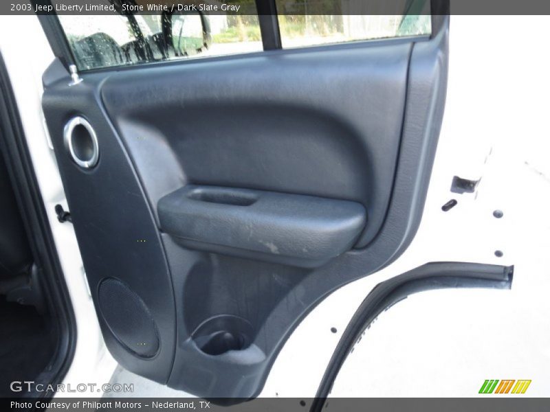 Stone White / Dark Slate Gray 2003 Jeep Liberty Limited