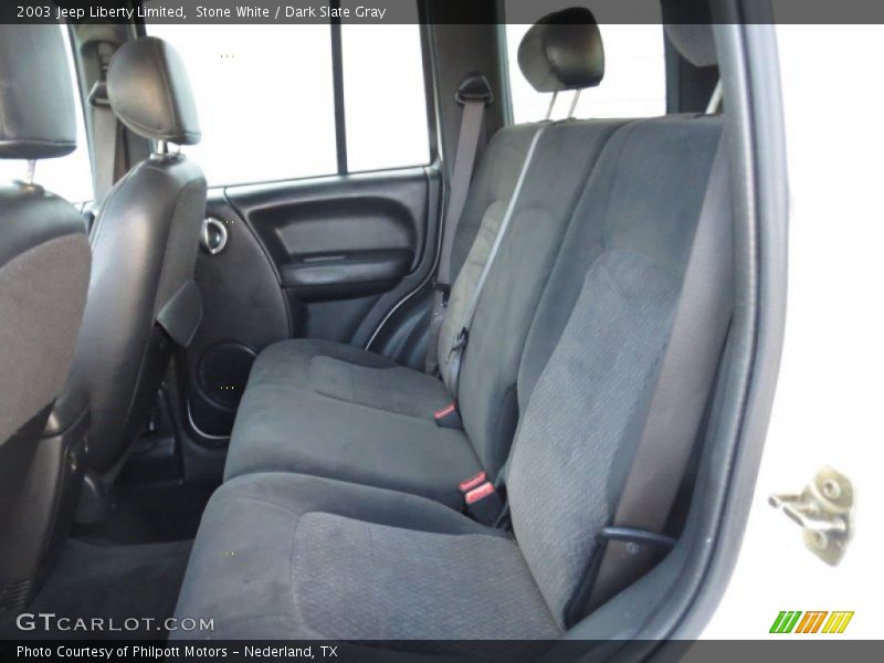 Stone White / Dark Slate Gray 2003 Jeep Liberty Limited