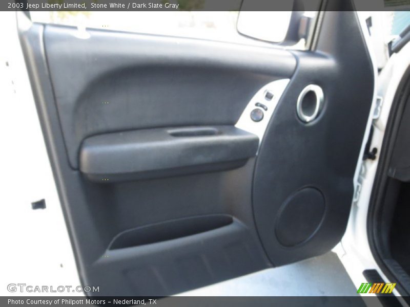 Stone White / Dark Slate Gray 2003 Jeep Liberty Limited