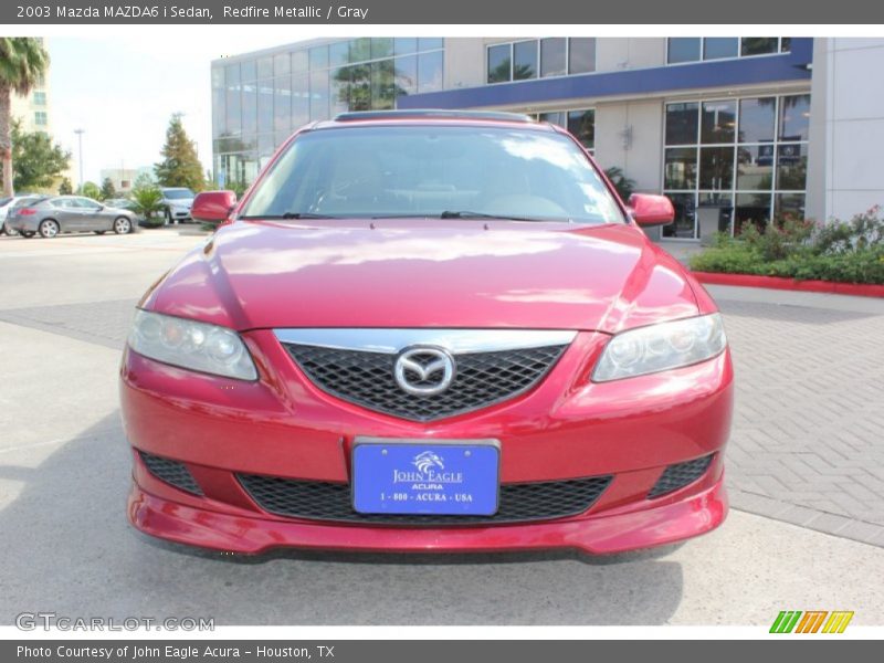 Redfire Metallic / Gray 2003 Mazda MAZDA6 i Sedan
