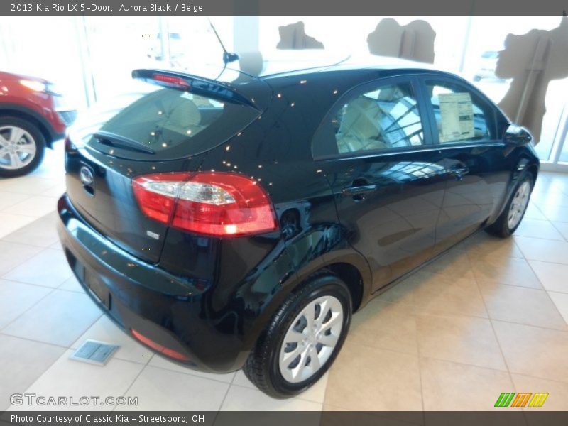 Aurora Black / Beige 2013 Kia Rio LX 5-Door