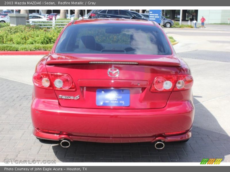 Redfire Metallic / Gray 2003 Mazda MAZDA6 i Sedan