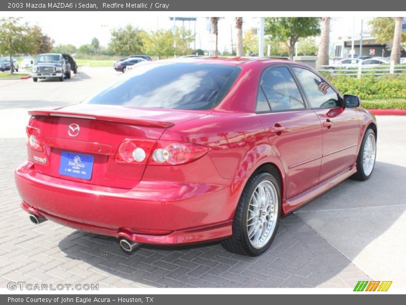 Redfire Metallic / Gray 2003 Mazda MAZDA6 i Sedan