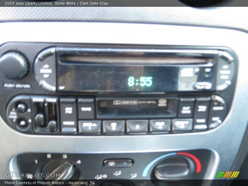 Stone White / Dark Slate Gray 2003 Jeep Liberty Limited