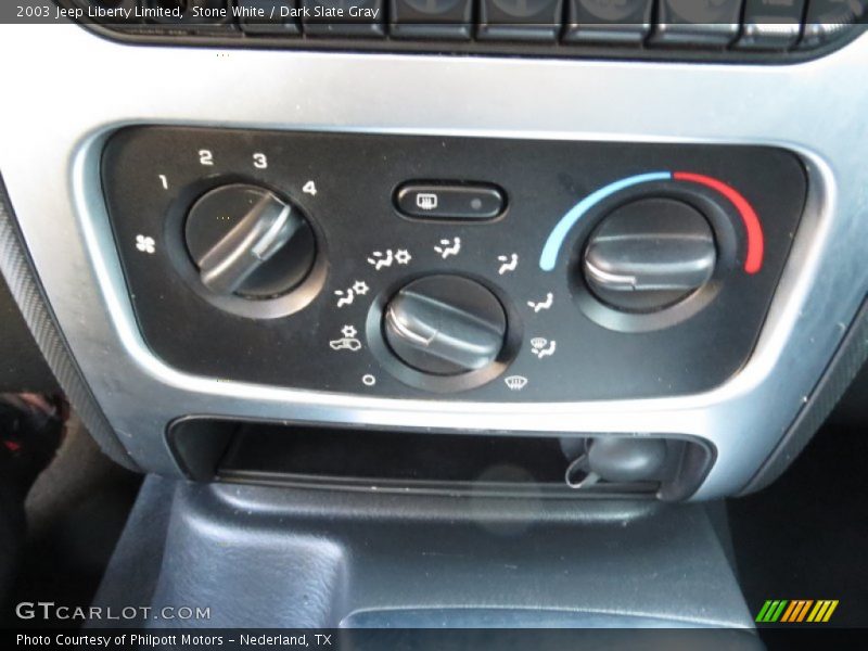Stone White / Dark Slate Gray 2003 Jeep Liberty Limited