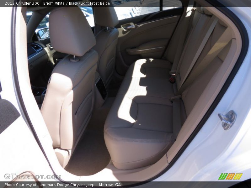 Bright White / Black/Light Frost Beige 2013 Chrysler 300