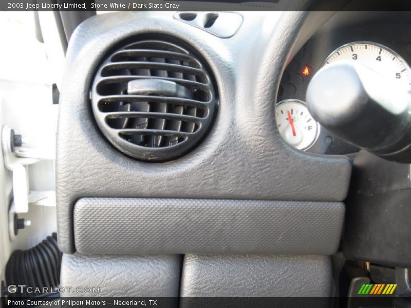 Stone White / Dark Slate Gray 2003 Jeep Liberty Limited