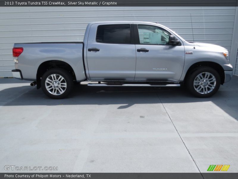 Silver Sky Metallic / Graphite 2013 Toyota Tundra TSS CrewMax