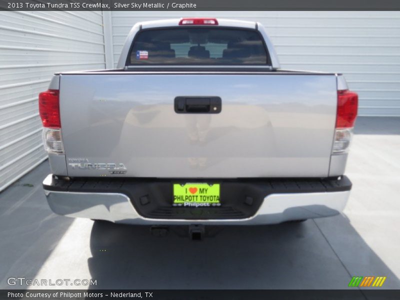 Silver Sky Metallic / Graphite 2013 Toyota Tundra TSS CrewMax