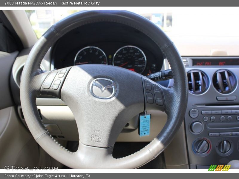 Redfire Metallic / Gray 2003 Mazda MAZDA6 i Sedan