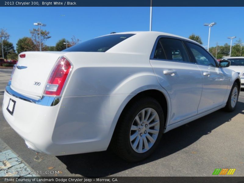 Bright White / Black 2013 Chrysler 300