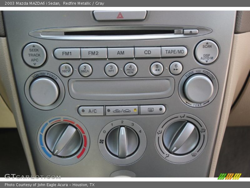 Redfire Metallic / Gray 2003 Mazda MAZDA6 i Sedan