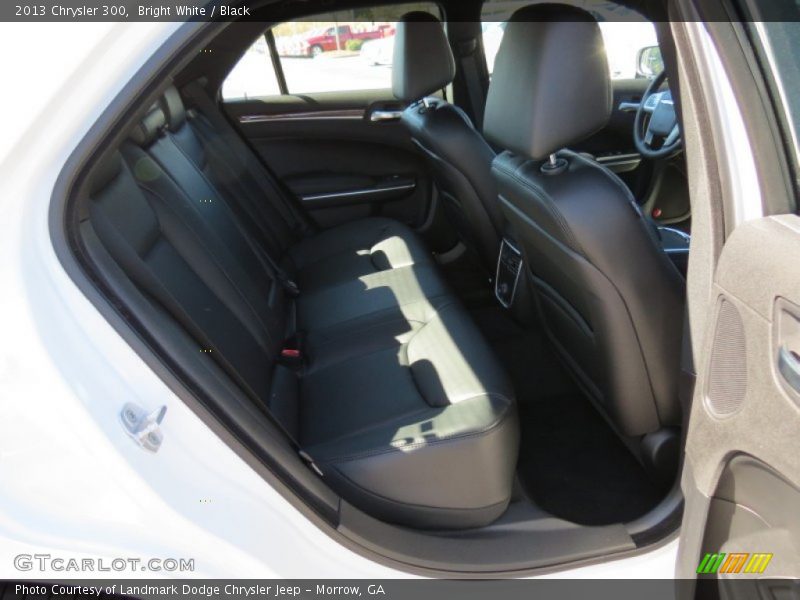 Bright White / Black 2013 Chrysler 300