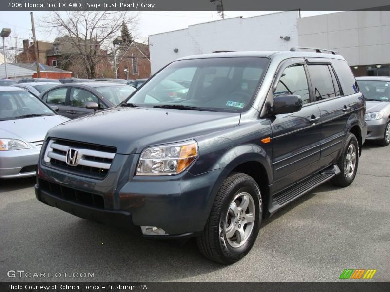 Sage Brush Pearl / Gray 2006 Honda Pilot EX 4WD