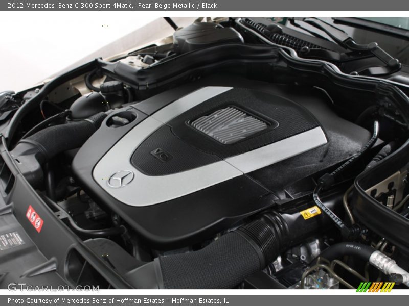 Pearl Beige Metallic / Black 2012 Mercedes-Benz C 300 Sport 4Matic