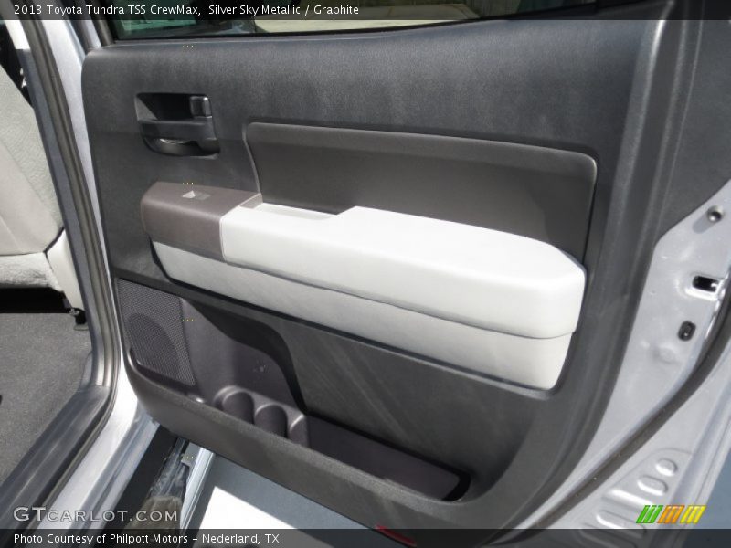 Silver Sky Metallic / Graphite 2013 Toyota Tundra TSS CrewMax