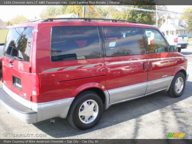  1999 Astro LT AWD Passenger Van Light Carmine Red Metallic
