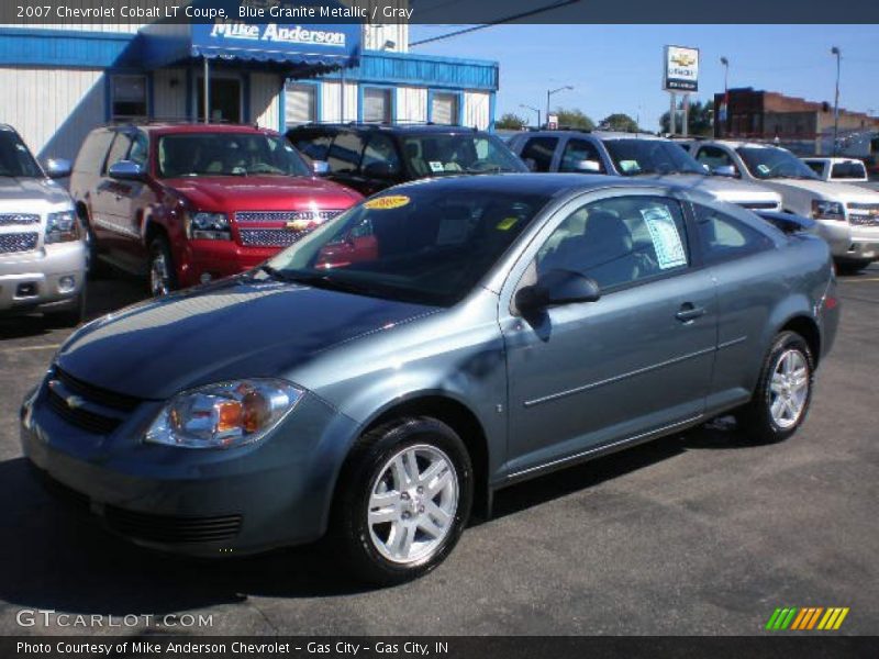 Blue Granite Metallic / Gray 2007 Chevrolet Cobalt LT Coupe