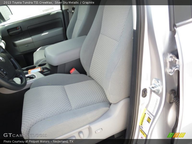 Silver Sky Metallic / Graphite 2013 Toyota Tundra TSS CrewMax