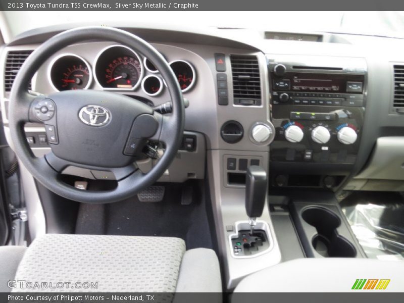 Silver Sky Metallic / Graphite 2013 Toyota Tundra TSS CrewMax