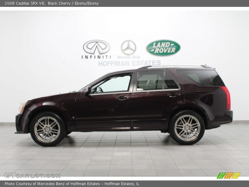 Black Cherry / Ebony/Ebony 2008 Cadillac SRX V8