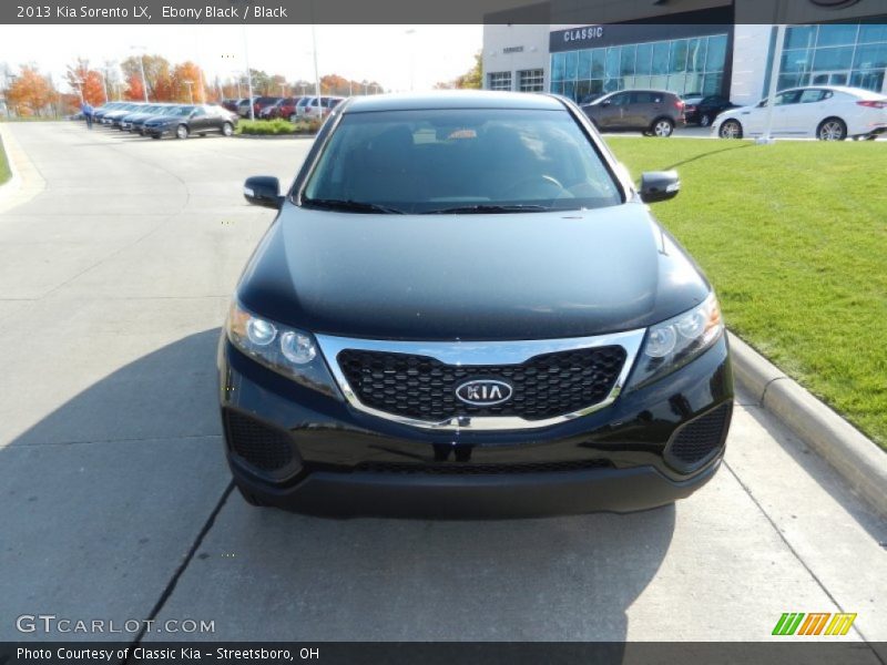 Ebony Black / Black 2013 Kia Sorento LX
