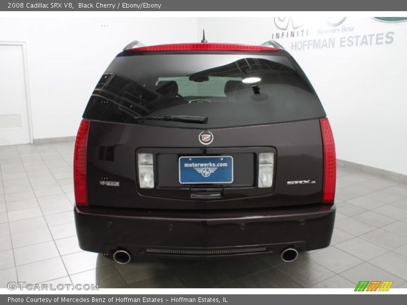 Black Cherry / Ebony/Ebony 2008 Cadillac SRX V8