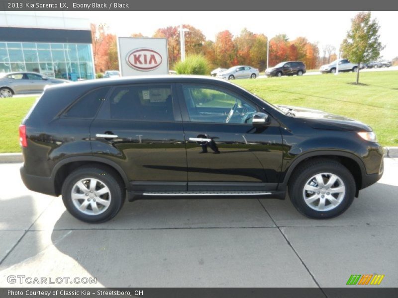 Ebony Black / Black 2013 Kia Sorento LX