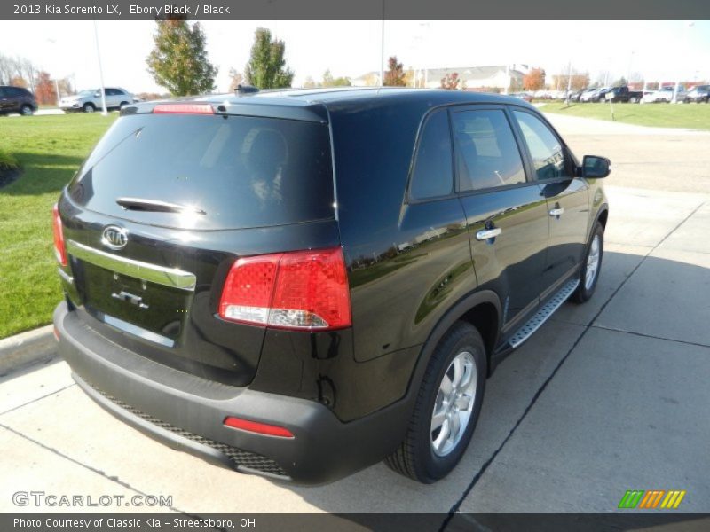 Ebony Black / Black 2013 Kia Sorento LX