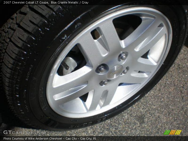 Blue Granite Metallic / Gray 2007 Chevrolet Cobalt LT Coupe