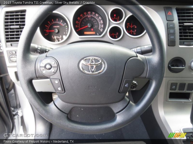 Silver Sky Metallic / Graphite 2013 Toyota Tundra TSS CrewMax