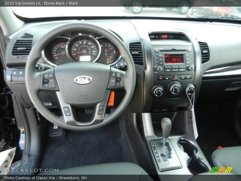 Ebony Black / Black 2013 Kia Sorento LX