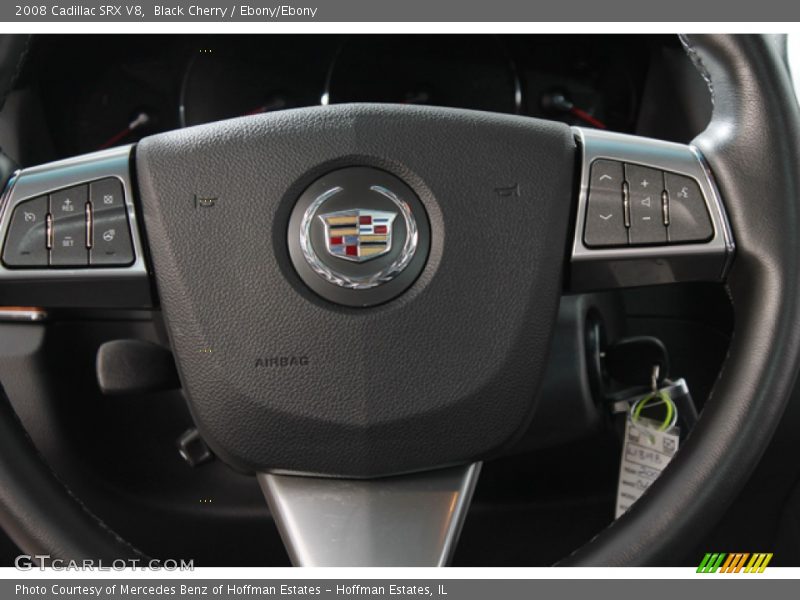 Black Cherry / Ebony/Ebony 2008 Cadillac SRX V8