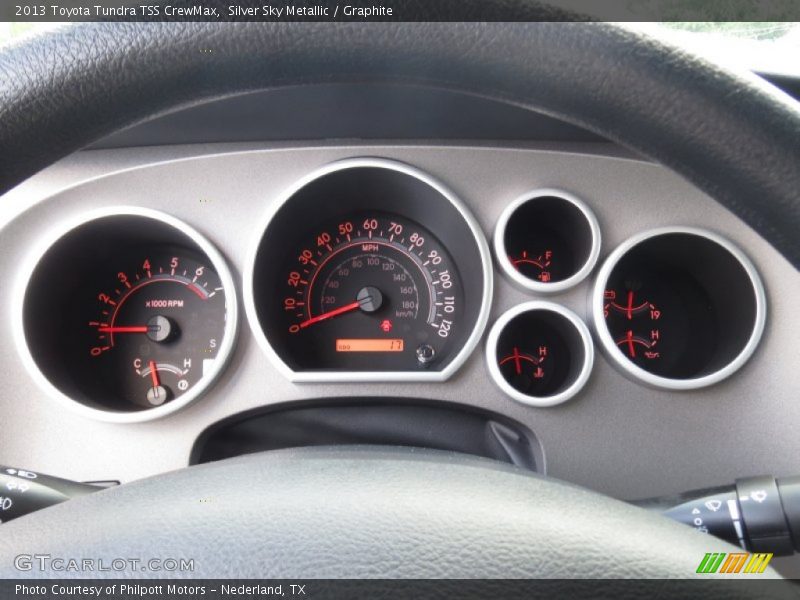 Silver Sky Metallic / Graphite 2013 Toyota Tundra TSS CrewMax