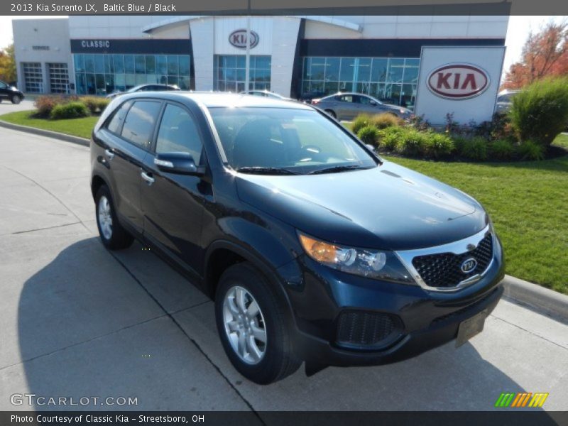 Baltic Blue / Black 2013 Kia Sorento LX