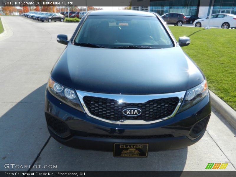 Baltic Blue / Black 2013 Kia Sorento LX