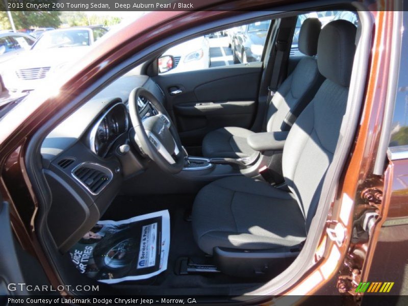 Deep Auburn Pearl / Black 2013 Chrysler 200 Touring Sedan