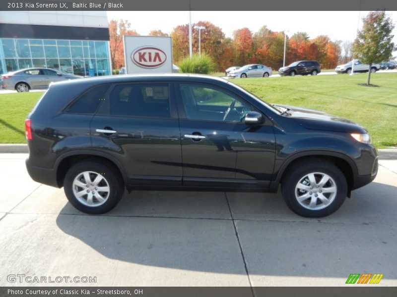 Baltic Blue / Black 2013 Kia Sorento LX