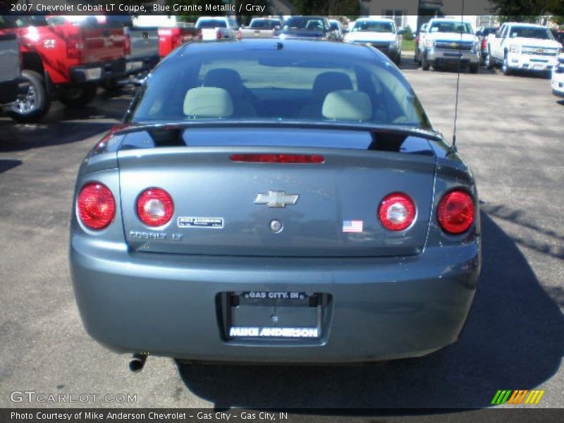 Blue Granite Metallic / Gray 2007 Chevrolet Cobalt LT Coupe