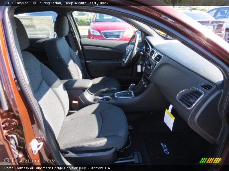 Deep Auburn Pearl / Black 2013 Chrysler 200 Touring Sedan
