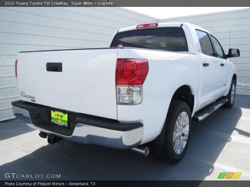 Super White / Graphite 2013 Toyota Tundra TSS CrewMax