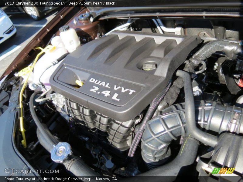 Deep Auburn Pearl / Black 2013 Chrysler 200 Touring Sedan