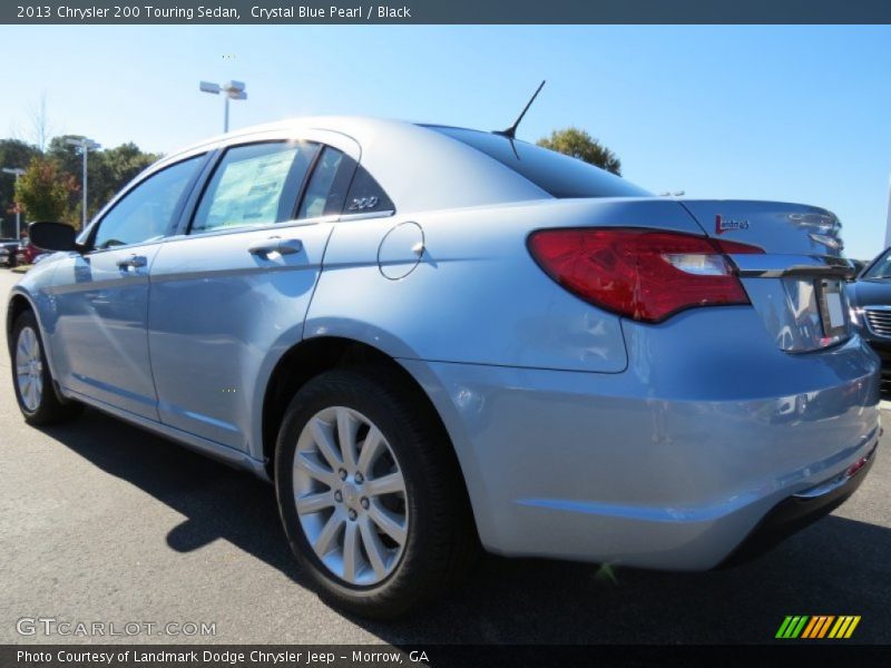 Crystal Blue Pearl / Black 2013 Chrysler 200 Touring Sedan