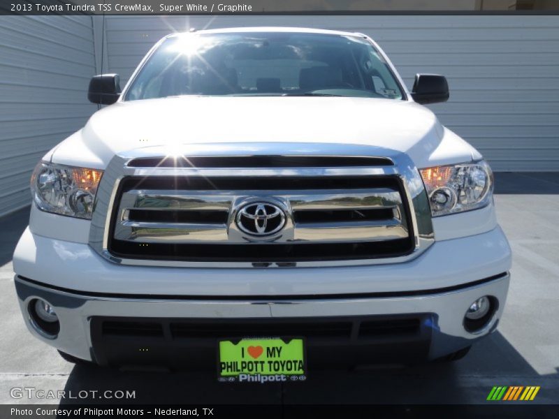 Super White / Graphite 2013 Toyota Tundra TSS CrewMax