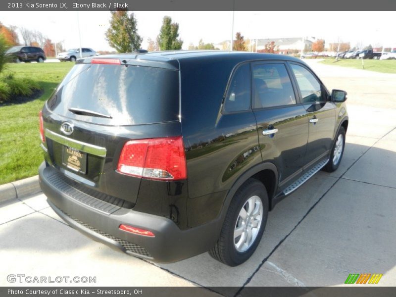 Ebony Black / Black 2013 Kia Sorento LX
