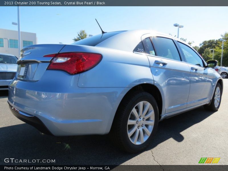 Crystal Blue Pearl / Black 2013 Chrysler 200 Touring Sedan