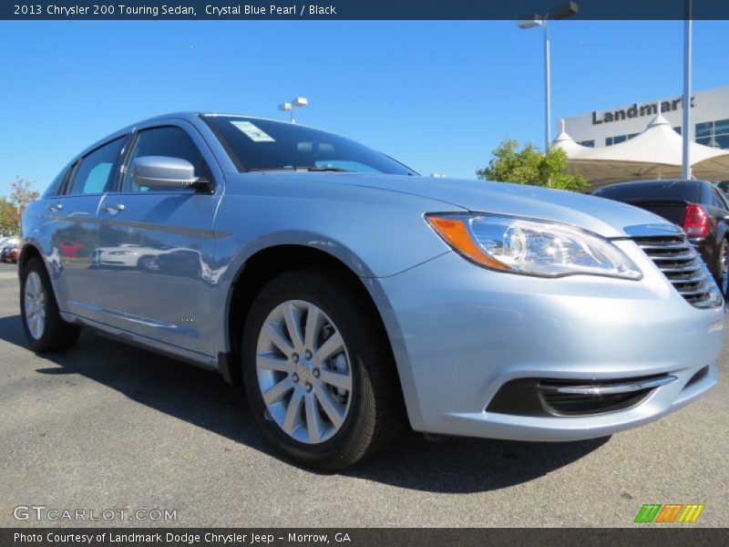 Crystal Blue Pearl / Black 2013 Chrysler 200 Touring Sedan