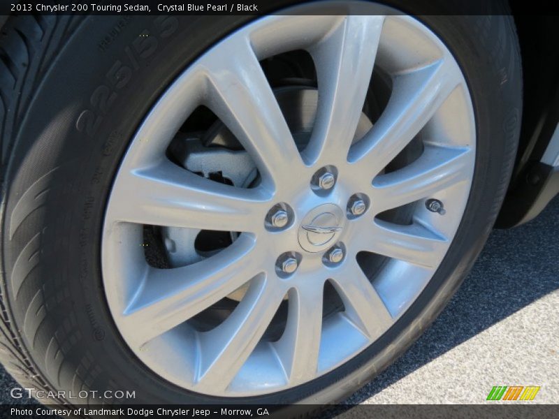 Crystal Blue Pearl / Black 2013 Chrysler 200 Touring Sedan