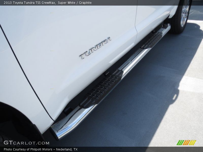 Super White / Graphite 2013 Toyota Tundra TSS CrewMax